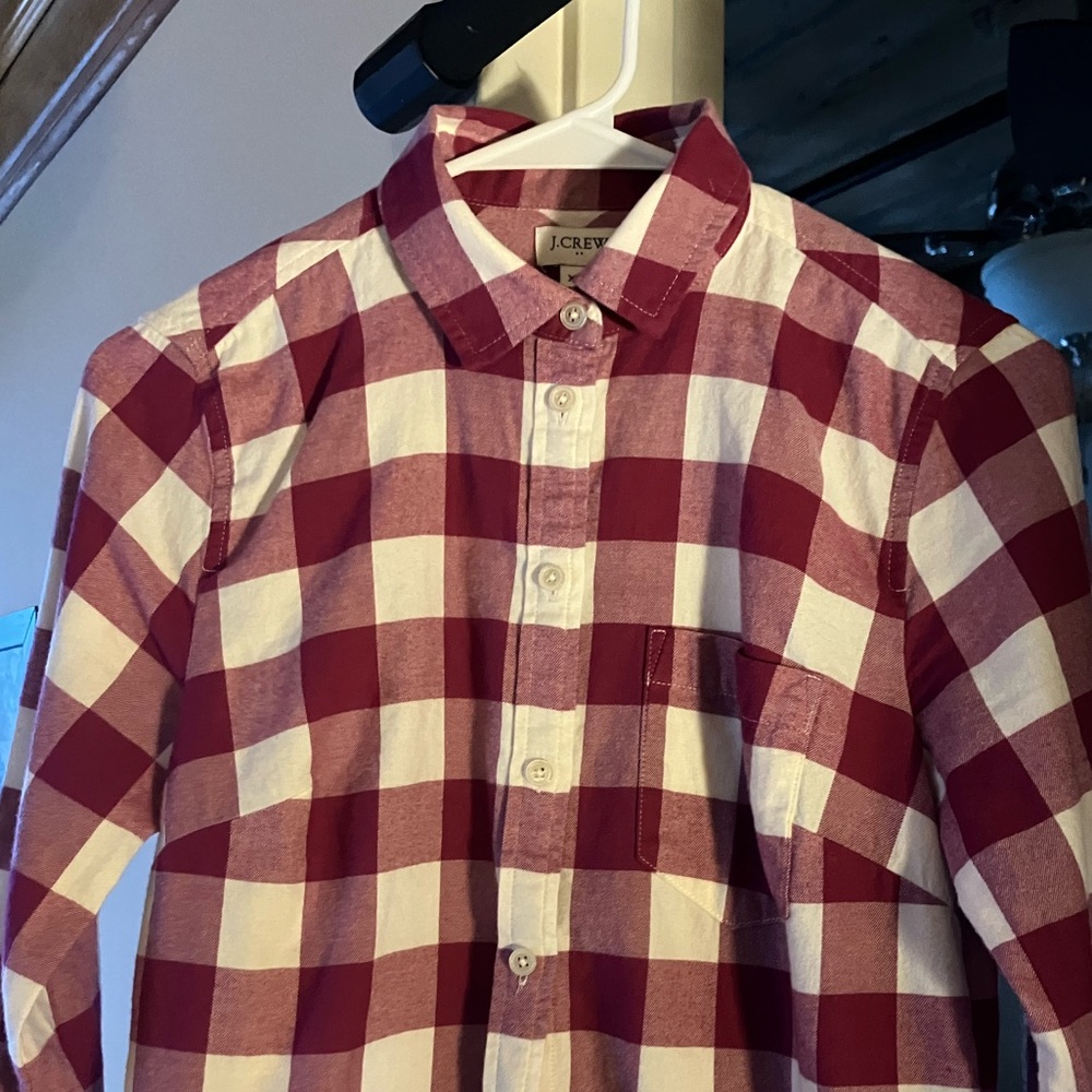 Jcrew women’s flannel button down